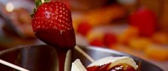 Coklat untuk fondue: ciri pemilihan dan penyediaan