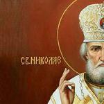 Life and history of St. Nicholas, Archbishop of Myra, wonderworker St. Nicholas, Archbishop of Myra, wonderworker